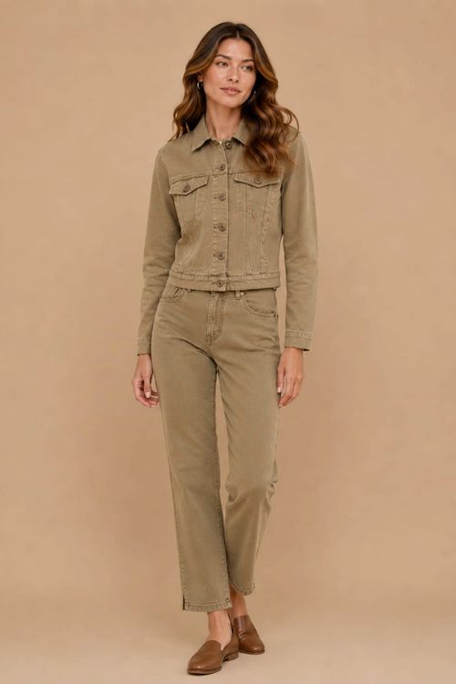 JAQUETA BASICA KHAKI 1